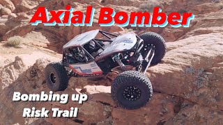 Bombing the Risk Trail Axial Bomber 20 Rock Racing [upl. by Nyrem98]