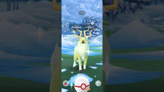 World First Ever ✨Shiny Wyrdeer Raid in pokemongo [upl. by Anhavas78]