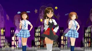 【MMD】Kiss Kiss Kiss 【Ritsuko Yukiho Haruka】 [upl. by Dolorita]