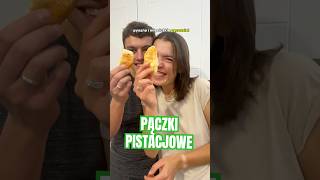 PĄCZKI PISTACJOWE Z KLUSEK NA PARZE shorts przepis pączki fitrecipes fit [upl. by Tima127]