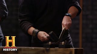 Forged in Fire Railroad Spike Knife Tests Season 5  History [upl. by Notyrb]