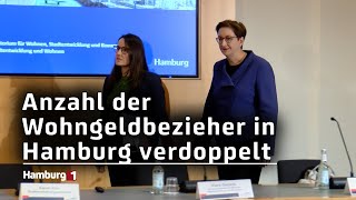 Wohngeld Plus Bauministerin Klara Geywitz und Senatorin Karen Pein ziehen eine positive Bilanz [upl. by Sumahs]