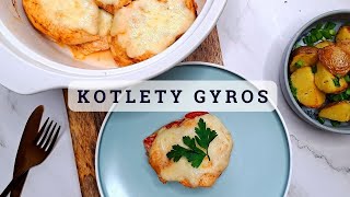 KOTLETY GYROS 🧡🧡🧡 najpyszniejszy obiad z piersi kurczaka [upl. by Anrat]