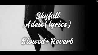 Adele Skyfall Slowed  Reverb lyrics [upl. by Yraht]