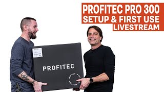 Profitec Pro 300  Unboxing Startup amp First Use Livestream [upl. by Ttayh112]