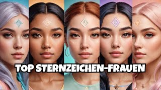 Die schönsten Frauen nach Sternzeichen😍 [upl. by Esydnac]