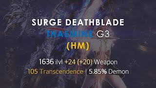 LOST ARK  1636 Surge  Thaemine Hard G3 • Cruel Fighter 26  10m 47s [upl. by Bethel]