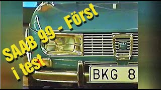 Saab 99 i test  UNIK VIDEO  Perstad Presenterar TrafikMagasinet BilTV med Perstad [upl. by Christabel]