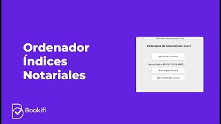 Ordenador de índices notariales Ecuador [upl. by Ahsieker202]