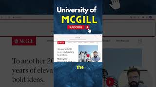 How to Apply to the McGill University Canada  McGill University Review for International Students [upl. by Margette108]