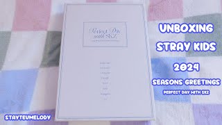 Stray Kids 2024 Seasons Greetings Unboxing  Perfect Day With SKZ [upl. by Iene]