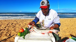 MOQUECA DE PEIXE SUPER FÁCIL RECEITA QUE FAÇO NA PESCARIA [upl. by Ayotal234]