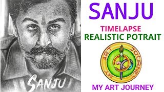 Sanju Realistic Potrait [upl. by Femmine]