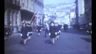 Valparaíso Chile Desfile de los colegios Década de 1960 [upl. by Sayer]