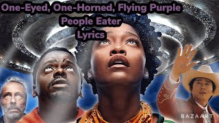 One eyed one horned flying purple people eater lyrics from nope [upl. by Yerrok962]