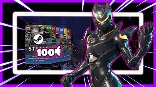 100€ Steam Games GIVEAWAY  2 Fortnite WINS mit Zlosch [upl. by Enrico]