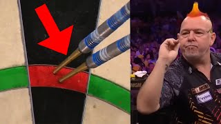 Peter Wrights STRANGEST Darts Choice Ever [upl. by Ardnossak]