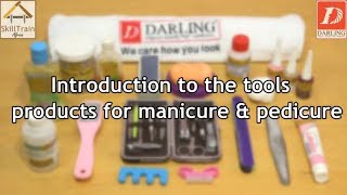 26 Tools and products used in manicure amp pedicure English [upl. by Aceissej]