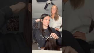 How to apply tape in hair extensions at home✨tapeins tapeinhairextensions besthairextensions [upl. by Ahsael942]