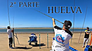 2 video SURFCASTING en PUNTA UMBRIA SURFCASTING GRANADA [upl. by Yelssew184]