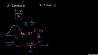 İstatistikte ZTesti ve TTesti İstatistik ve Olasılık [upl. by Nosreip]