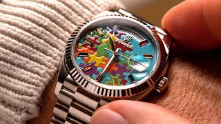 Handson with the new Rolex DayDate 36 Jigsaw  Watches amp Wonders 2023 [upl. by Yeclehc506]