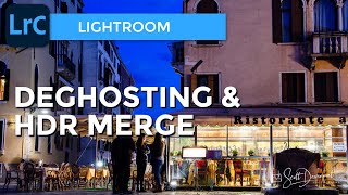 Using Deghosting In Lightroom HDR Merge [upl. by Ahsoyek]