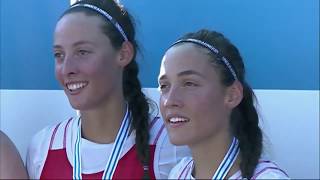 La carrera de las Campeonas del Mundo Antonia y Melita Abraham [upl. by Naujek]