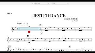 Jester Dance Mekel Rogers Flute Play Along [upl. by Eilssel]