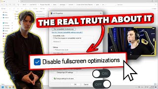 SHOULD YOU DISABLE FULLSCREEN OPTIMIZATIONS FOR CS2 and other games [upl. by Kaiulani]