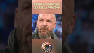 triple h proved batista wrong shorts youtubeshorts trending [upl. by Salinas615]