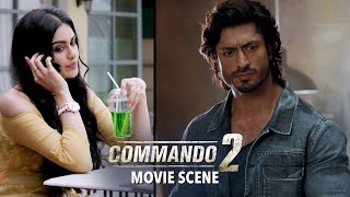 Vidyuts Smart Investigation  Commando 2  Movie Scene [upl. by Nylzzaj121]