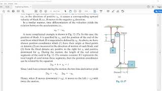 lecture 5 dynamics  dependent motion of two particles [upl. by Aivata678]