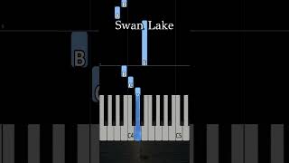 Swan Lake Piano Tutorial Beginner [upl. by Pepi479]