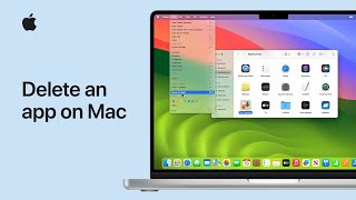 How to delete an app on Mac  Apple Support [upl. by Antonetta]