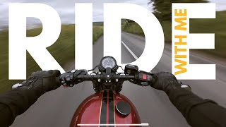 Ride with me  Triumph Bobber  POV 4k [upl. by Noyr]