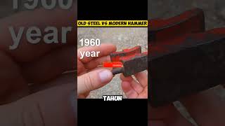 OLD STEEL VS MODERN HAMMER  WHO IS WIN wood hydrualicpress [upl. by Eberto227]