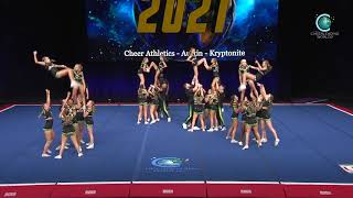 Cheer Athletics  Austin  Kryptonite L6 International Open Coed Non Tumbling  Finals [upl. by Ecilayram85]