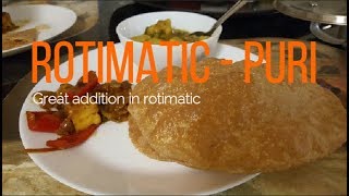 Puri with Rotimatic  Recipe  Demo [upl. by Olive]