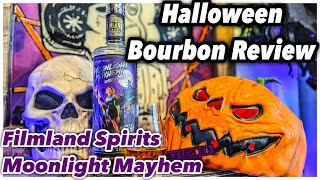 Filmland Spirits Moonlight Mayhem Extended Cut Bourbon Review  Halloween Bottle bourbonreview [upl. by Greff63]