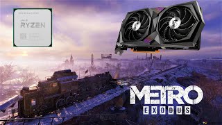 ►Metro Exodus на процессоре Ryzen 7 3700x и видеокарте MSI rtx 3060ti Gaming X Игровая сборка [upl. by Naujud767]