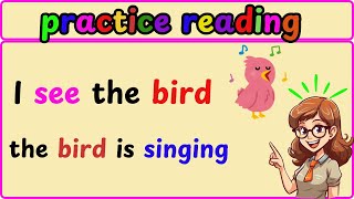 Practice Reading  Learn how to read  Reading Lesson for Grade 1 Grade 2 [upl. by Mikkel998]