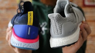 NIKE EPIC REACT FLYKNIT VS ADIDAS ULTRABOOST WHICH IS BETTER [upl. by Eissen]