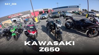 Kawasaki Z650 makes a great beginner bike  Vlogmas day008 [upl. by Parrisch]