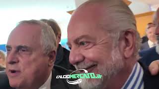 Lotito e De Laurentiis in FIGC  Video ESCLUSIVO [upl. by Dela807]