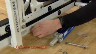 Roof rack ErgoRack how to install the Prime Design Europe ladder rack [upl. by Senoj]