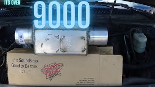 60 lq4 silverado spintech 9000 muffler [upl. by Yelkao]