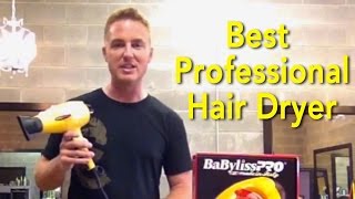 Best Hair Dryer  With Ferrari Engine BaByliss Pro Italia Brava Review [upl. by Sucam875]