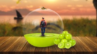 Photo Manipulation in Photoshop  Pea and Student Effect [upl. by Eisenstark262]