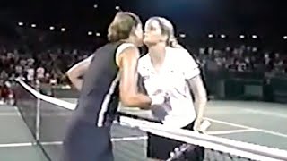 Monica Seles vs Kim Clijsters 2002 Miami Quarterfinal Highlights [upl. by Ymor]